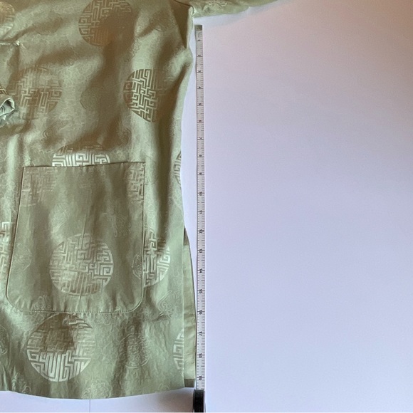 Green Chinese jacket with knotted buttons, functional pockets.OS - Picture 6 of 6